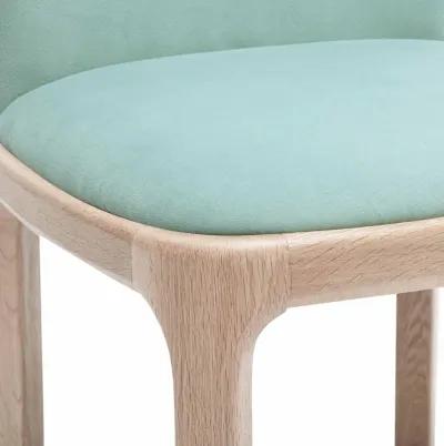 Rebecca Light Blue Performance Velvet Dining Chair