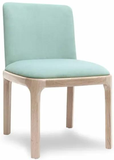 Rebecca Light Blue Performance Velvet Dining Chair