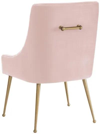 Beatrix Blush Velvet Side Chair