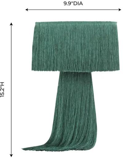 Atolla Emerald Tassel Table Lamp