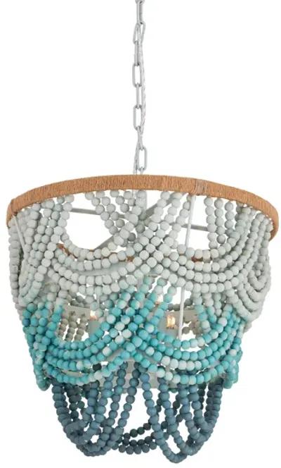 Jade Beaded Chandelier