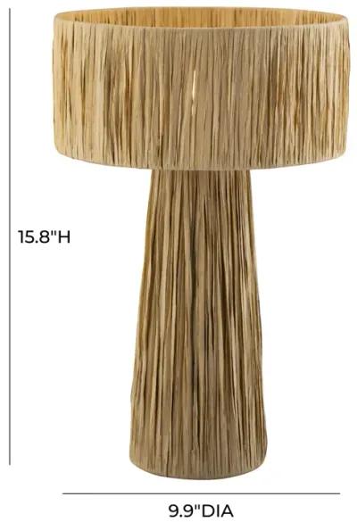 Shelby Raffia Natural Table Lamp