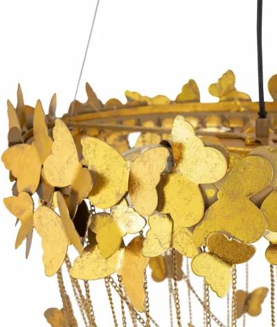 Butterfly Gold Chandelier