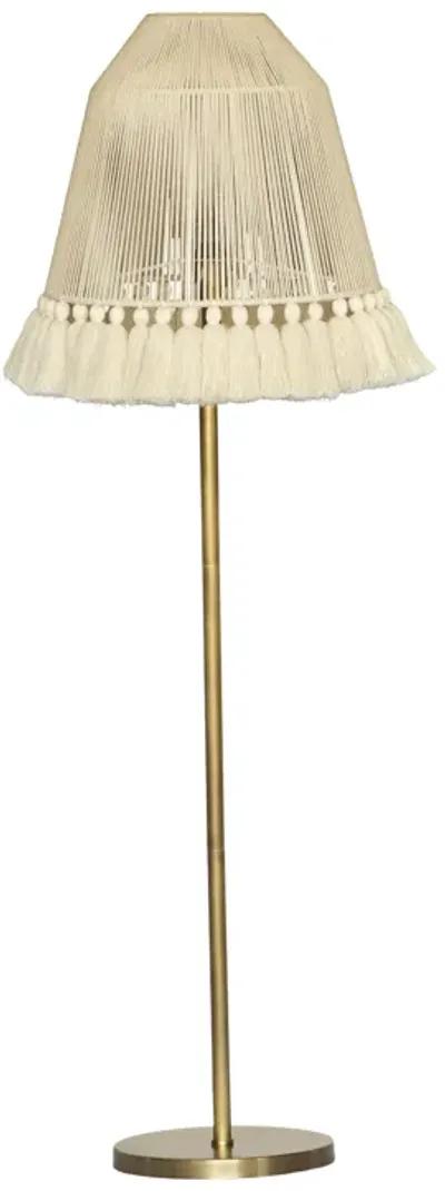 June White Tall Floor Lamp