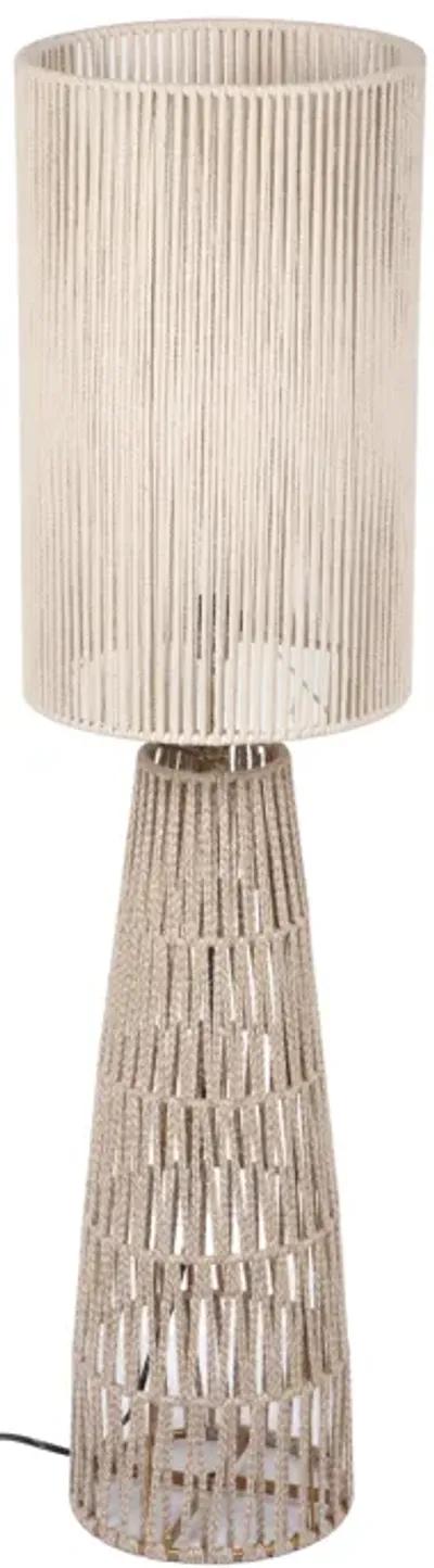 Beam Cream Natural Jute Floor Lamp