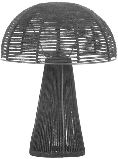 Oddy Black Jute Table Lamp