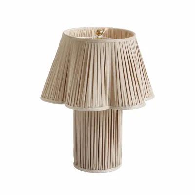 Corrine Beige Linen Table Lamp