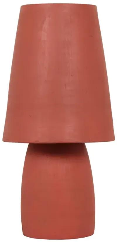 Porcini Red Terracotta Table Lamp