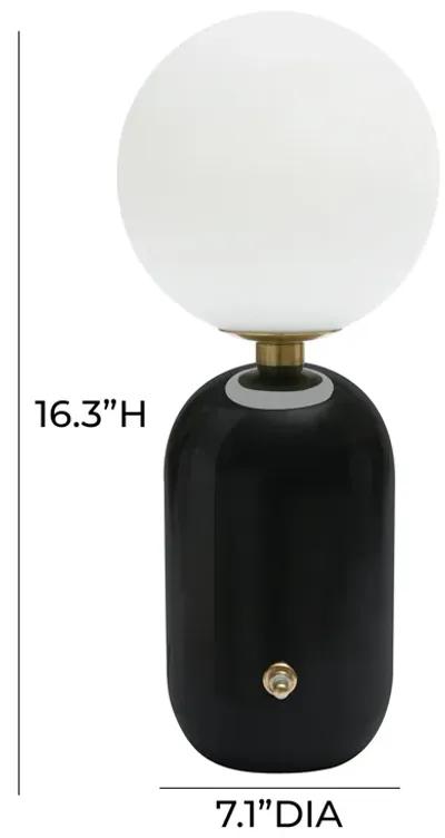 Liza Black Table Lamp