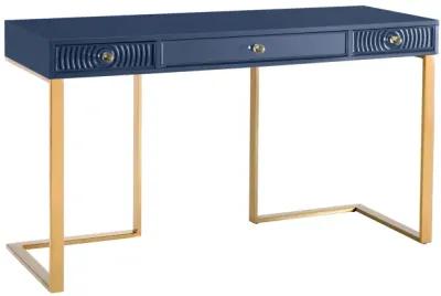 Janie Blue Lacquer Desk