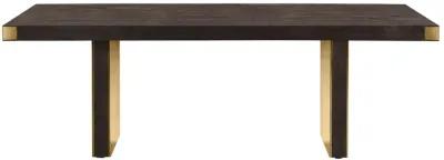 Selena Chocolate Brown Ash Dining Table