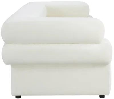 Elsa Cream Velvet Sofa