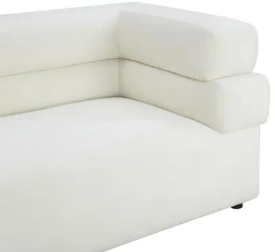 Elsa Cream Velvet Sofa