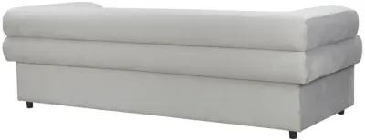 Elsa Light Grey Velvet Sofa