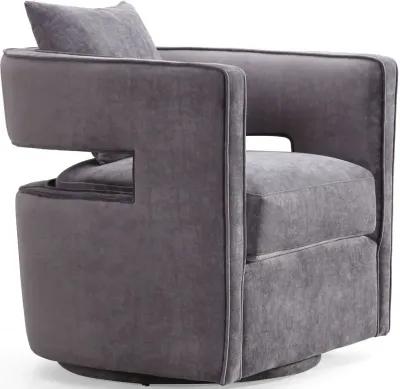 Kennedy Grey Swivel Chair