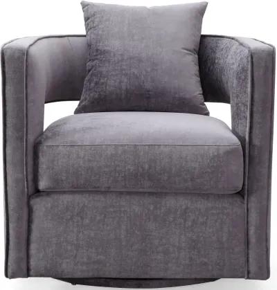 Kennedy Grey Swivel Chair