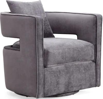 Kennedy Grey Swivel Chair