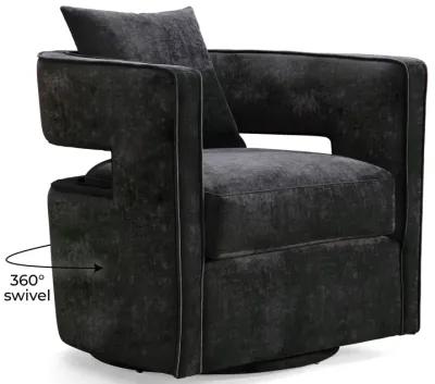 Kennedy Black Swivel Chair