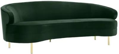 Baila Forest Green Velvet Sofa