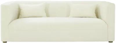 Callie Cream Velvet Sofa