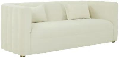 Callie Cream Velvet Sofa