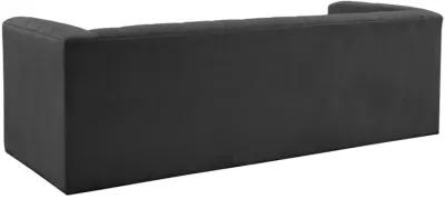 Norah Black Velvet Sofa