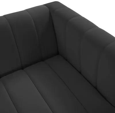 Norah Black Velvet Sofa