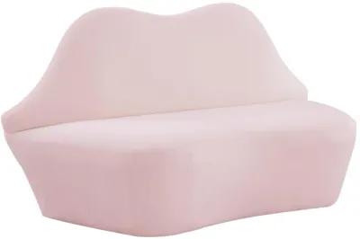 Lips Blush Velvet Settee