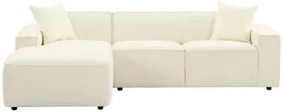 Olafur Cream Linen Sectional - LAF