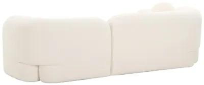 Amelie Cream Faux Fur Sofa