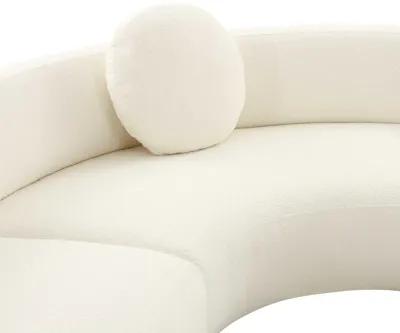 Broohah Cream Boucle Sectional