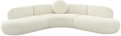 Broohah Cream Boucle Sectional