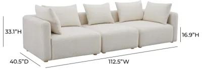 Hangover Cream Boucle Sofa