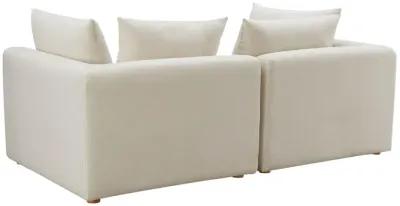 Hangover Cream Performance Linen Loveseat