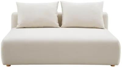 Hangover Cream Performance Linen Modular Loveseat