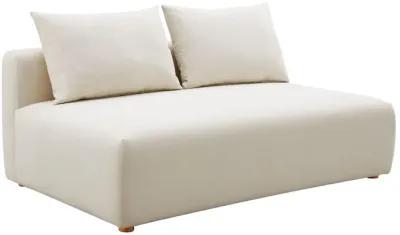 Hangover Cream Performance Linen Modular Loveseat