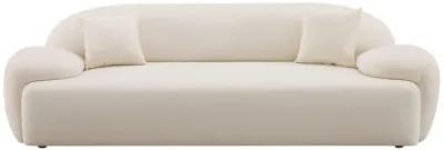 Allegra Cream Velvet Sofa