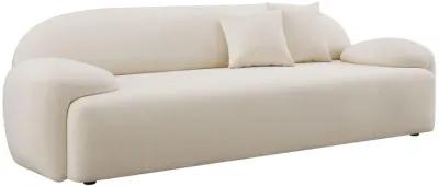 Allegra Cream Velvet Sofa