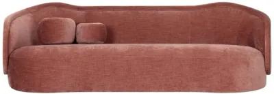 Circe Mauve Textured Velvet Sofa