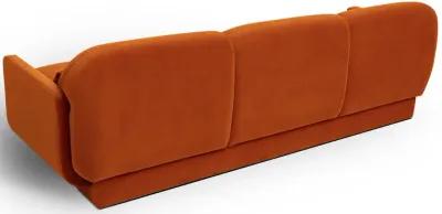 Azalea Rust Orange Velvet Sofa