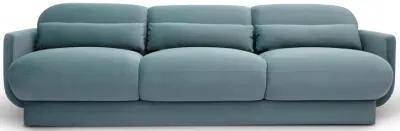 Azalea Powder Blue Velvet Sofa