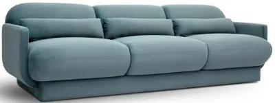 Azalea Powder Blue Velvet Sofa