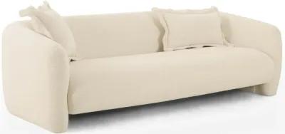 Lou Sandstone Textured Fabric Sofa