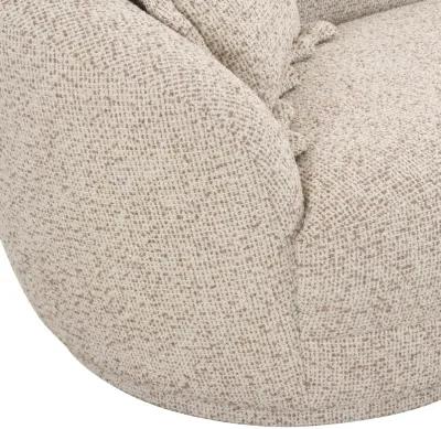 Marion Two-Tone Textured Boucle Loveseat - LAF