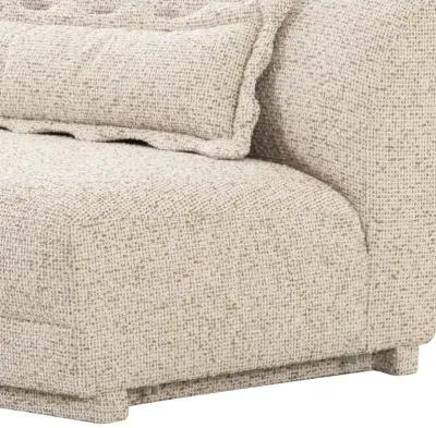 Marion Two-Tone Textured Boucle Armless Loveseat