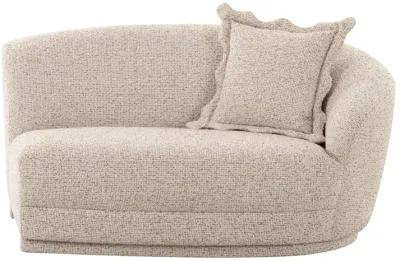 Marion Two-Tone Textured Boucle Loveseat - RAF