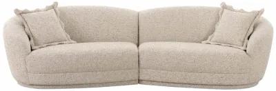 Marion Two-Tone Textured Boucle Sectional