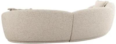 Marion Two-Tone Textured Boucle Large Sectional