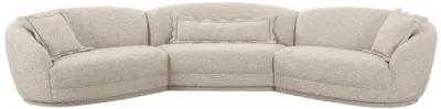 Marion Two-Tone Textured Boucle Large Sectional