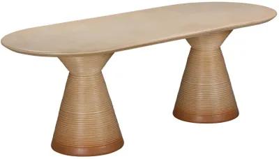 Fassa Terracotta Oval Indoor / Outdoor Dining Table